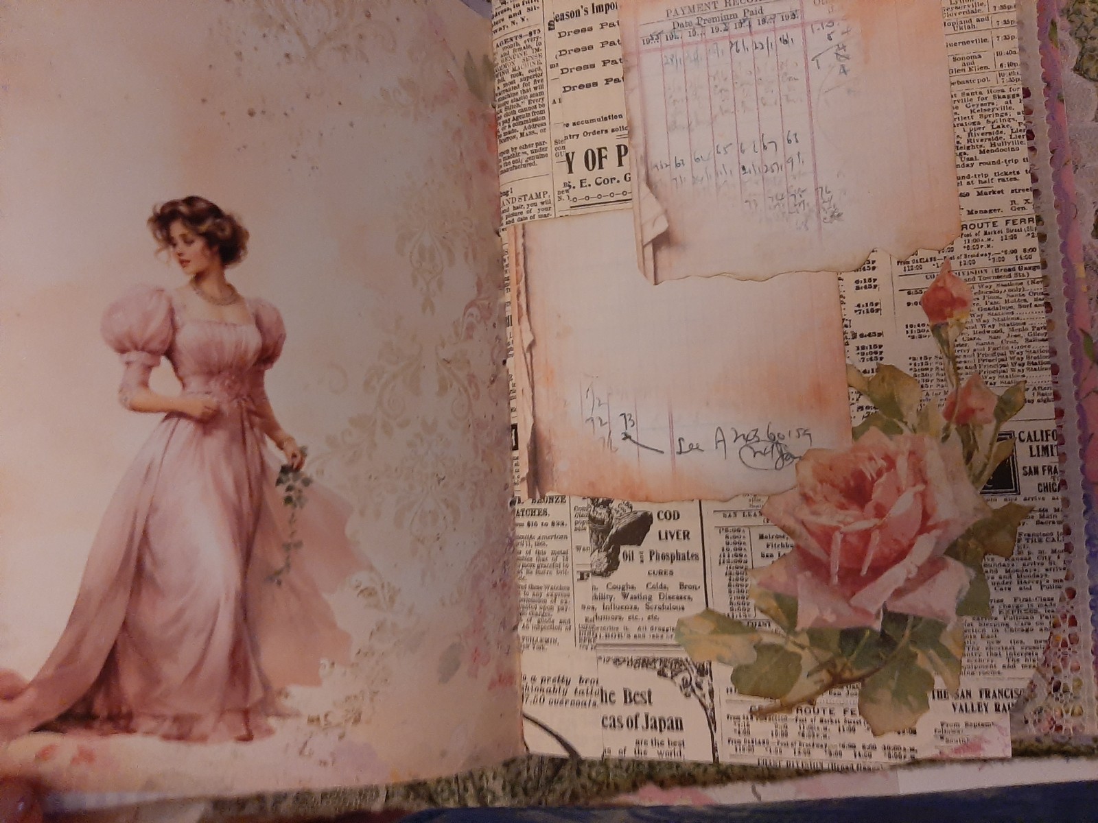 Junk Journal Handmade chunky «Secret Garden» Soft and squishy Classic Story