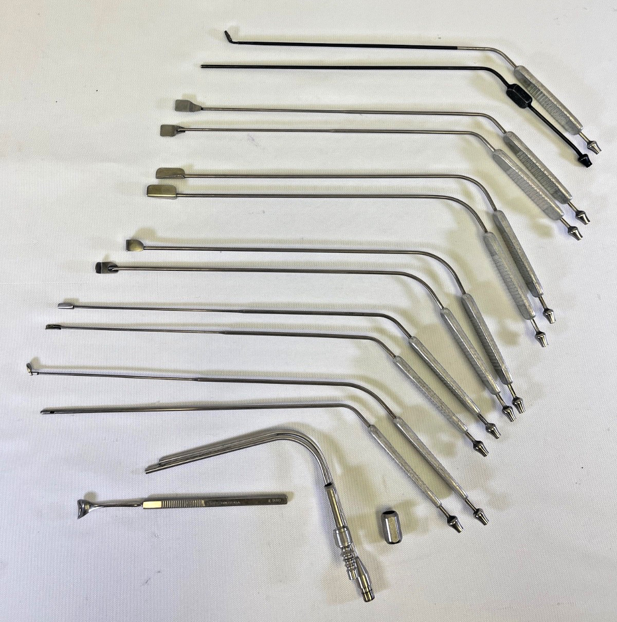 14 Piece Pilling Weck Teleflex Laser Laryngeal Instrument Set ENT