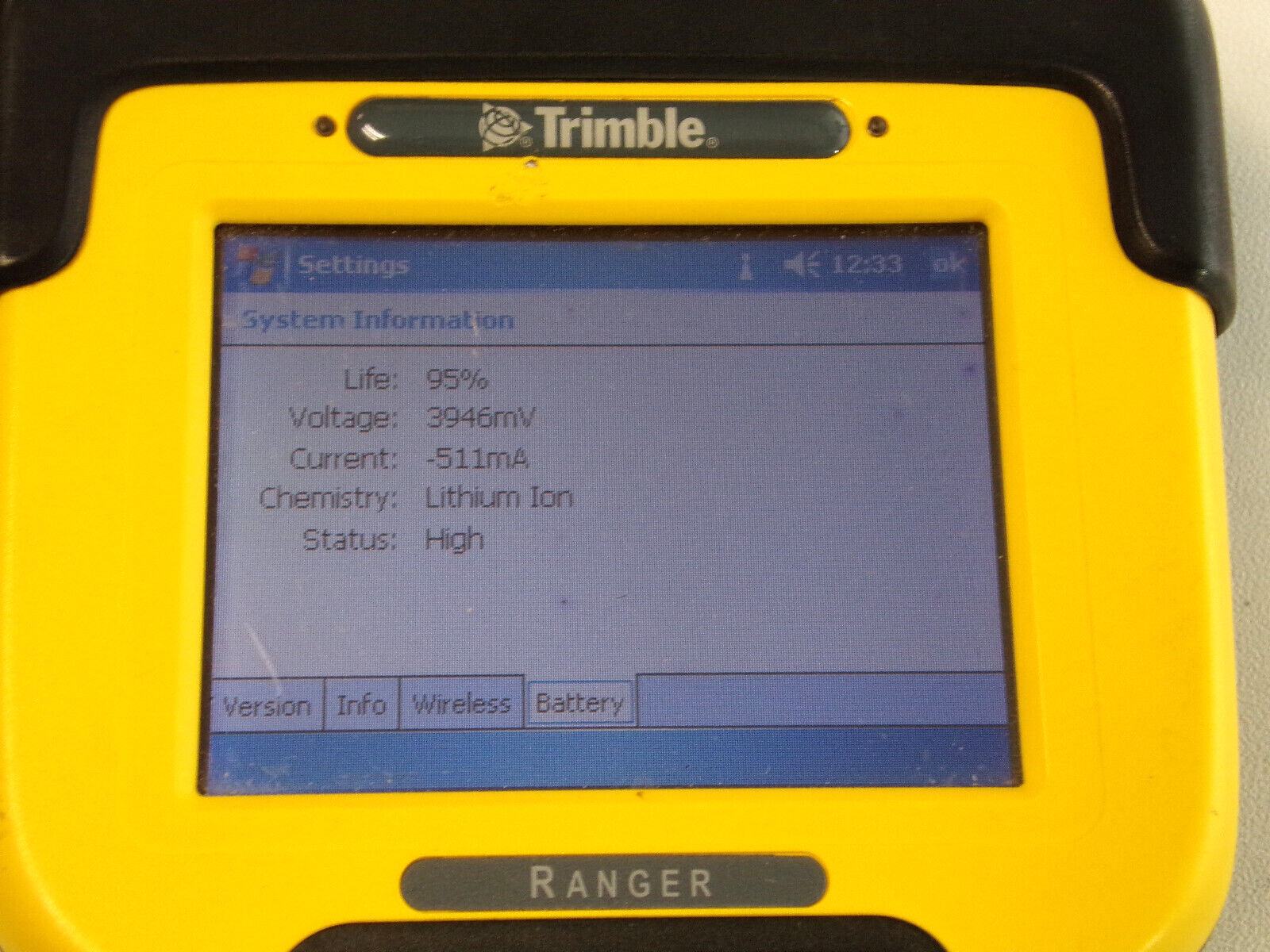 Trimble Ranger 51C11671 GPS Data Collector, Microsoft Windows Mobile Version 5.0