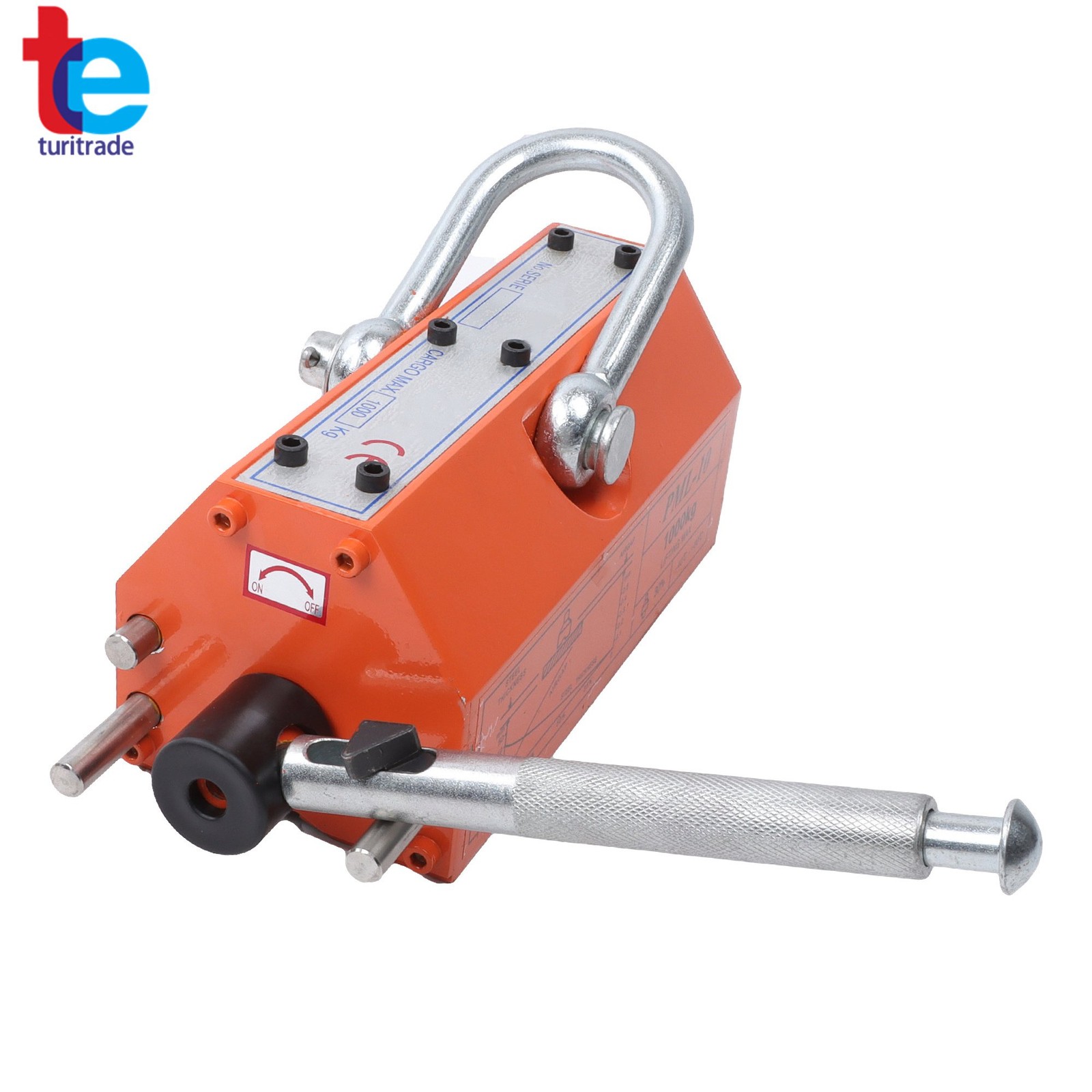 2 Safety Factor 2200Lbs/1000kg Magnetic Lifter Lifting Magnet Neodymium Hoist