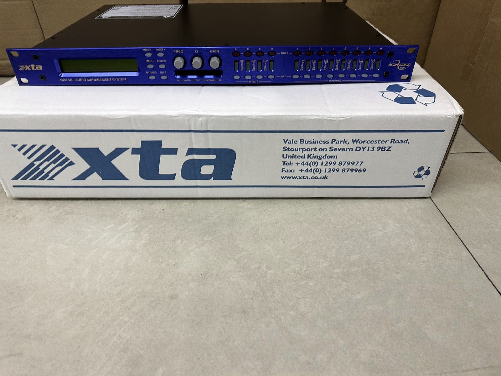 🔥1 pcs XTA DP448 Audio processor with 4 inputs and 8 outputs ups shipping