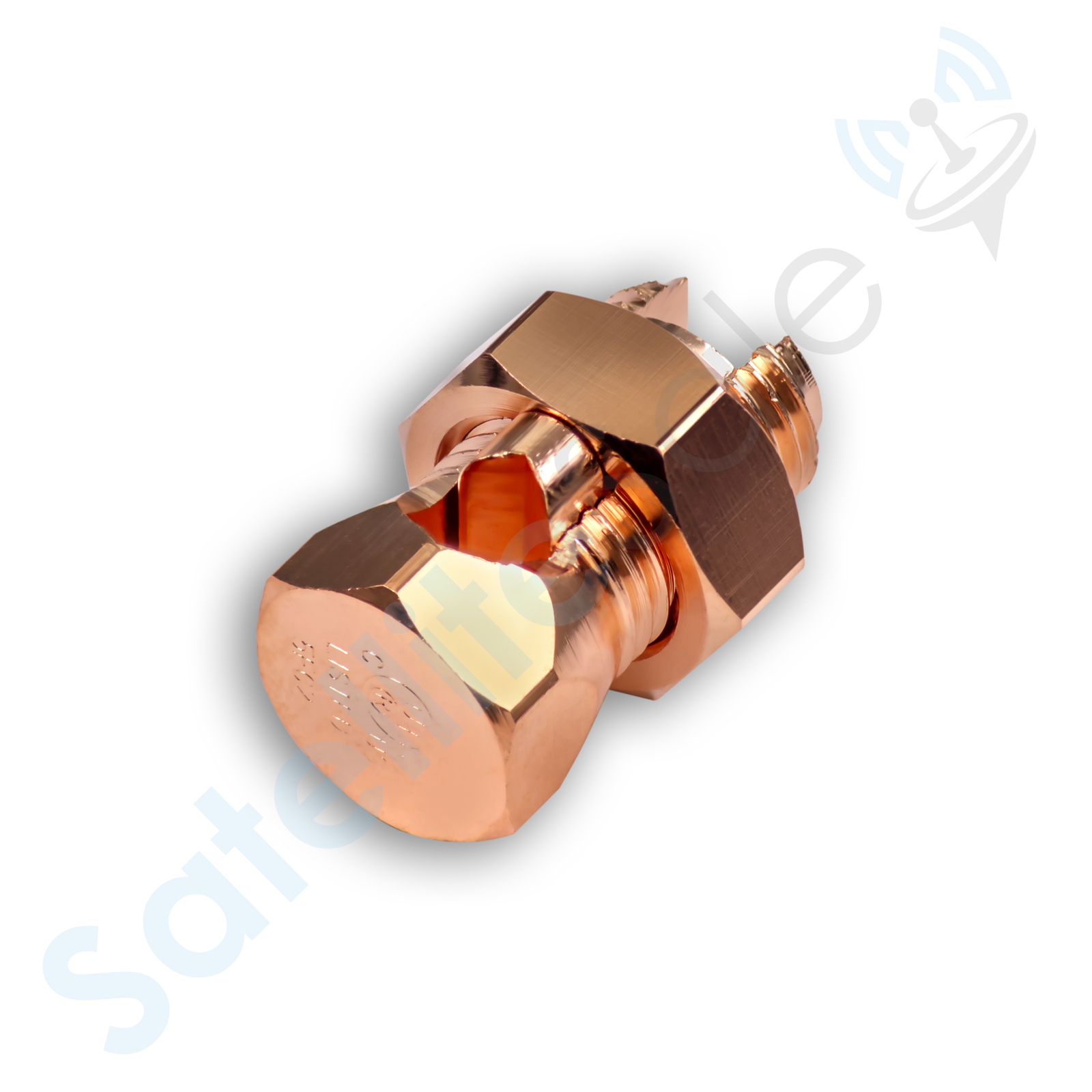 SatelliteSale UL-Listed High Strength Brass Grounding Split Bolt Connectors