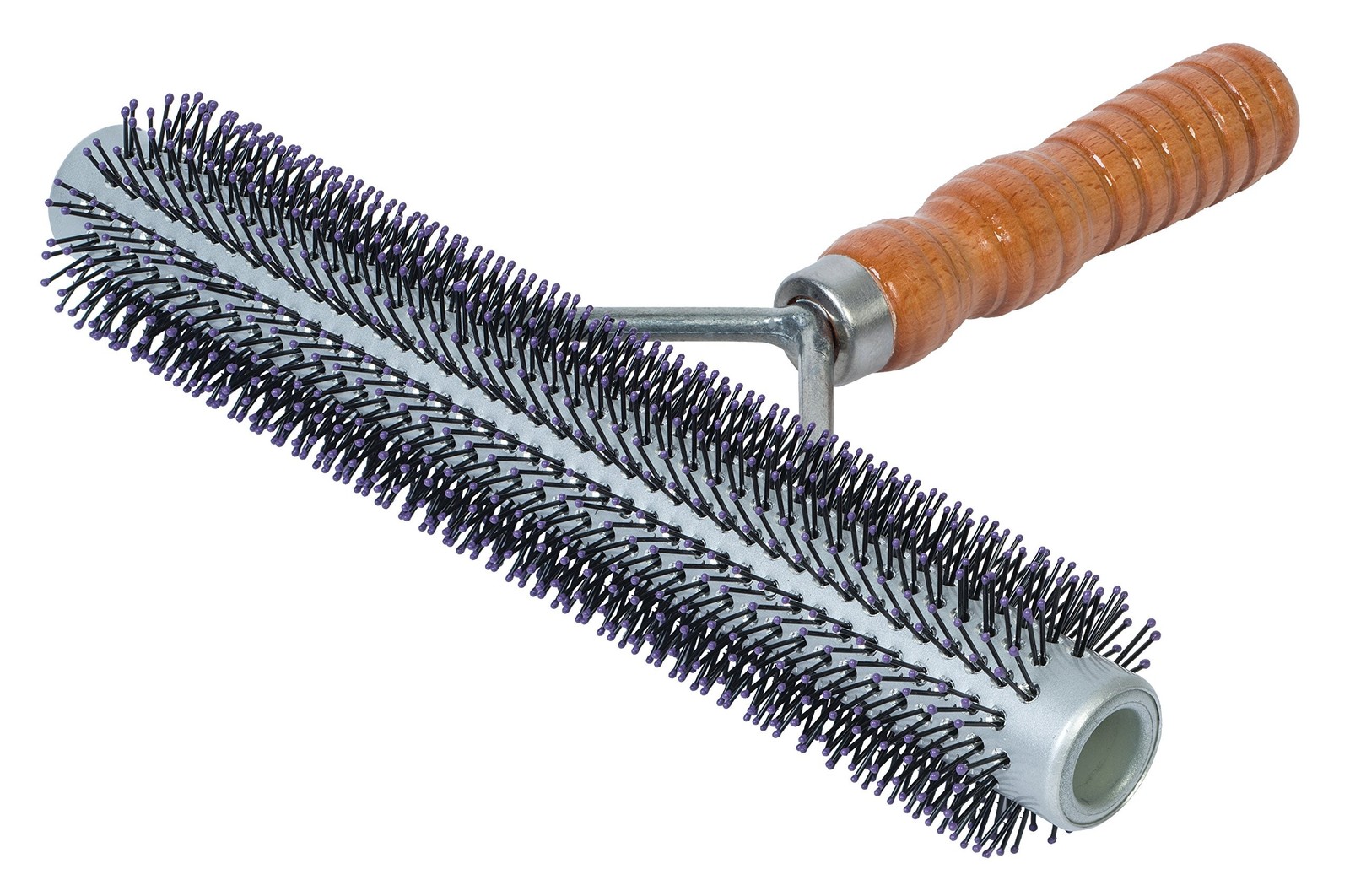 Weaver Leather Livestock Wide Range Brush, Silver/Purple Large