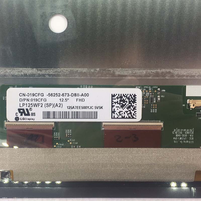 1PCS New For XPS12 9Q23 9Q33 12.5″ LCD Touch Screen Assembly LP125WF2 SPA2