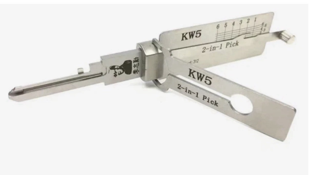 Lishi 2-in-1 M1MS2 Decoder & Pick Tool for Kwikset Locks Professional Locksmith