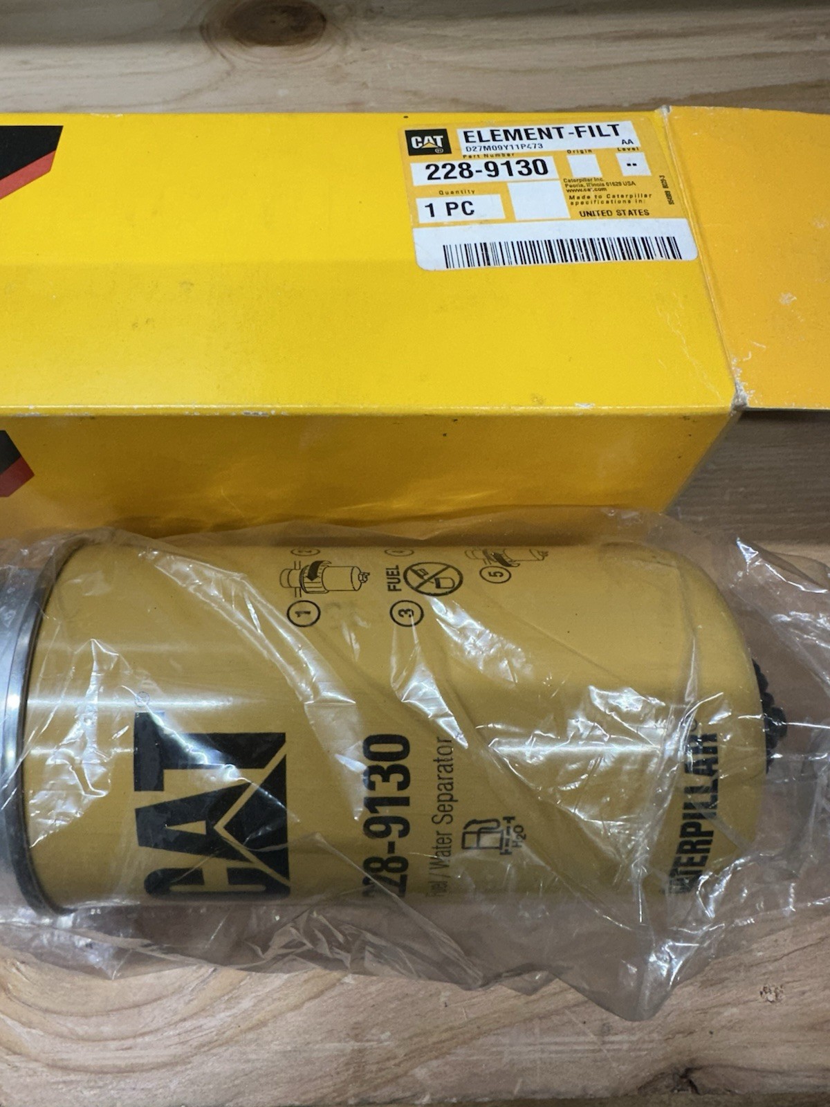 228-9130 FILTER WATER SEPARATOR Suitable For Caterpillar 2289130