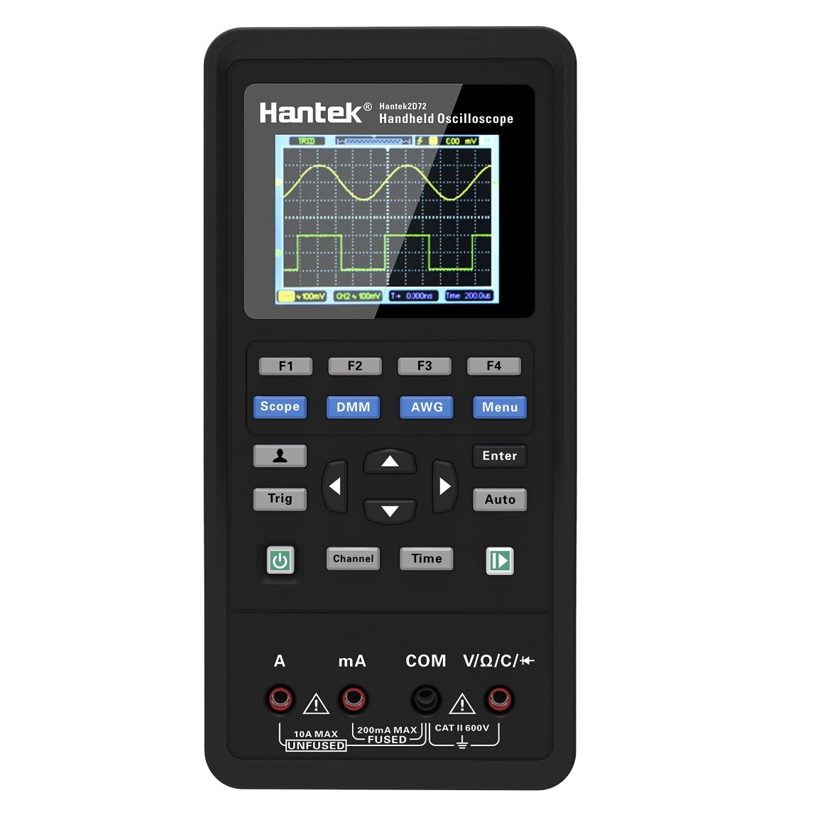 Hantek 2C42 2 in 1 2CH Handheld Oscilloscope+Multimeter 40MHz 250MSa/s DDM