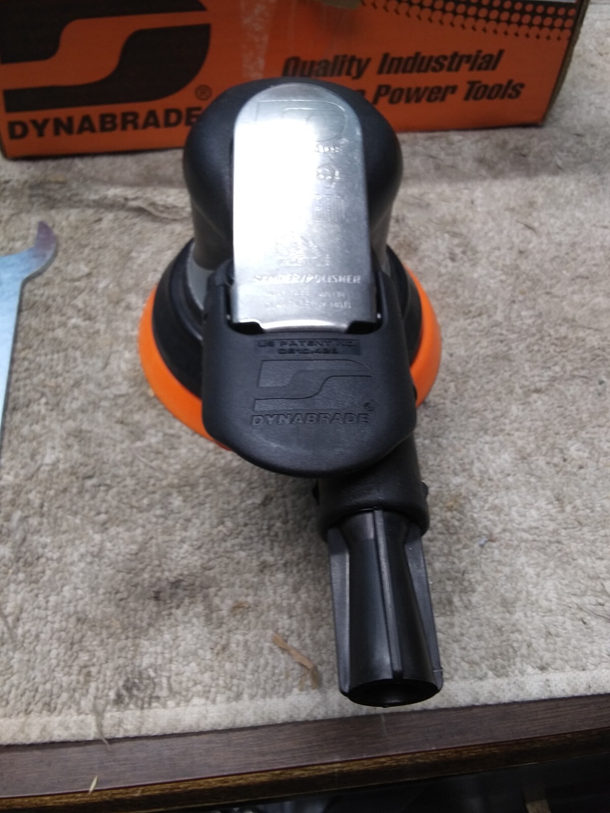 DYNABRADE 56818 Air Random Orbital Sander,0.28HP,5 In. 13F642 Pneumatic Tool