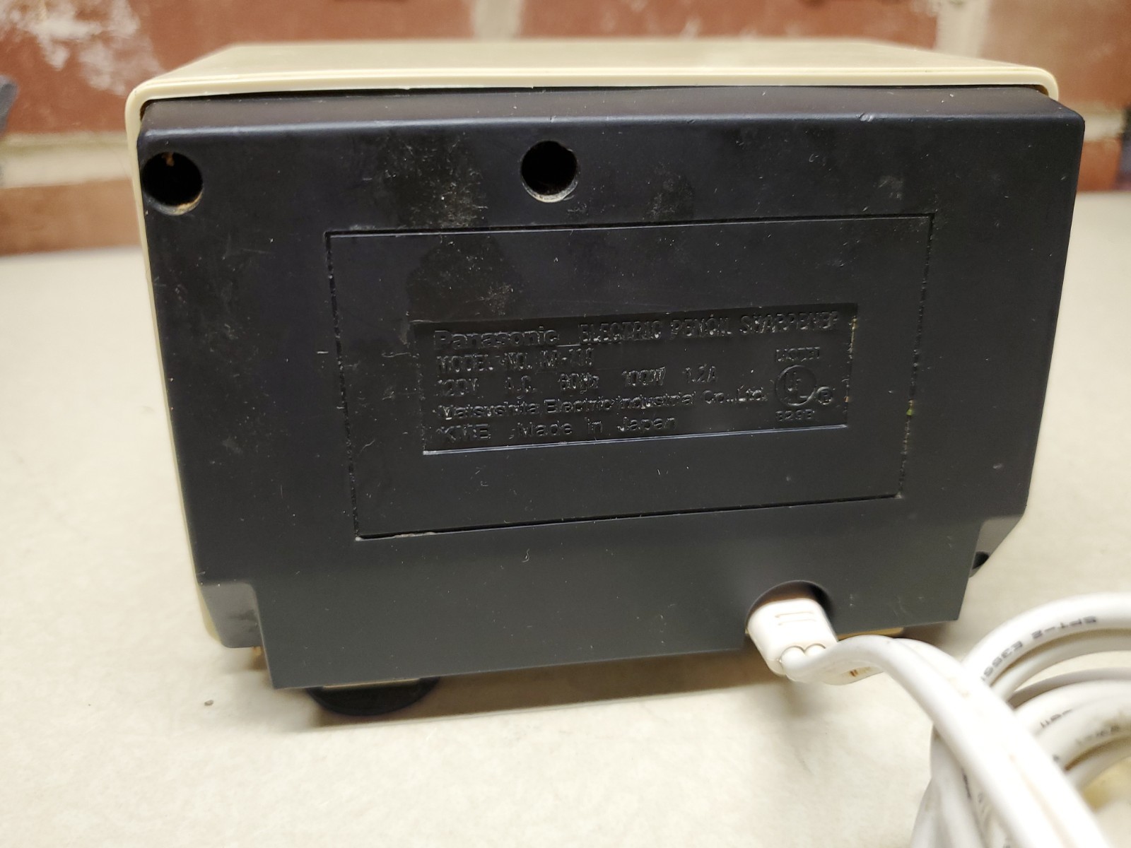 Vintage Panasonic KP-110 Auto Stop Electric Pencil Sharpener Tested