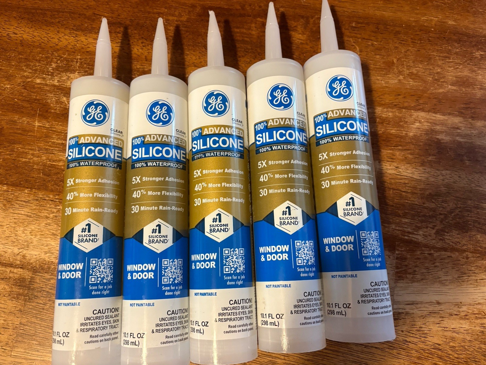 Ge Advanced Silicone 5 Pack Lot