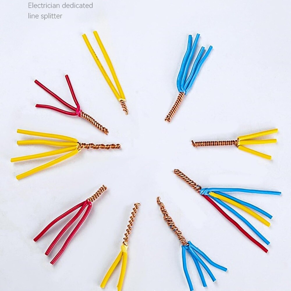 5PCS Wire Stripping Twisting Tool, Electrical Drill Stripper Cable Nut Twister