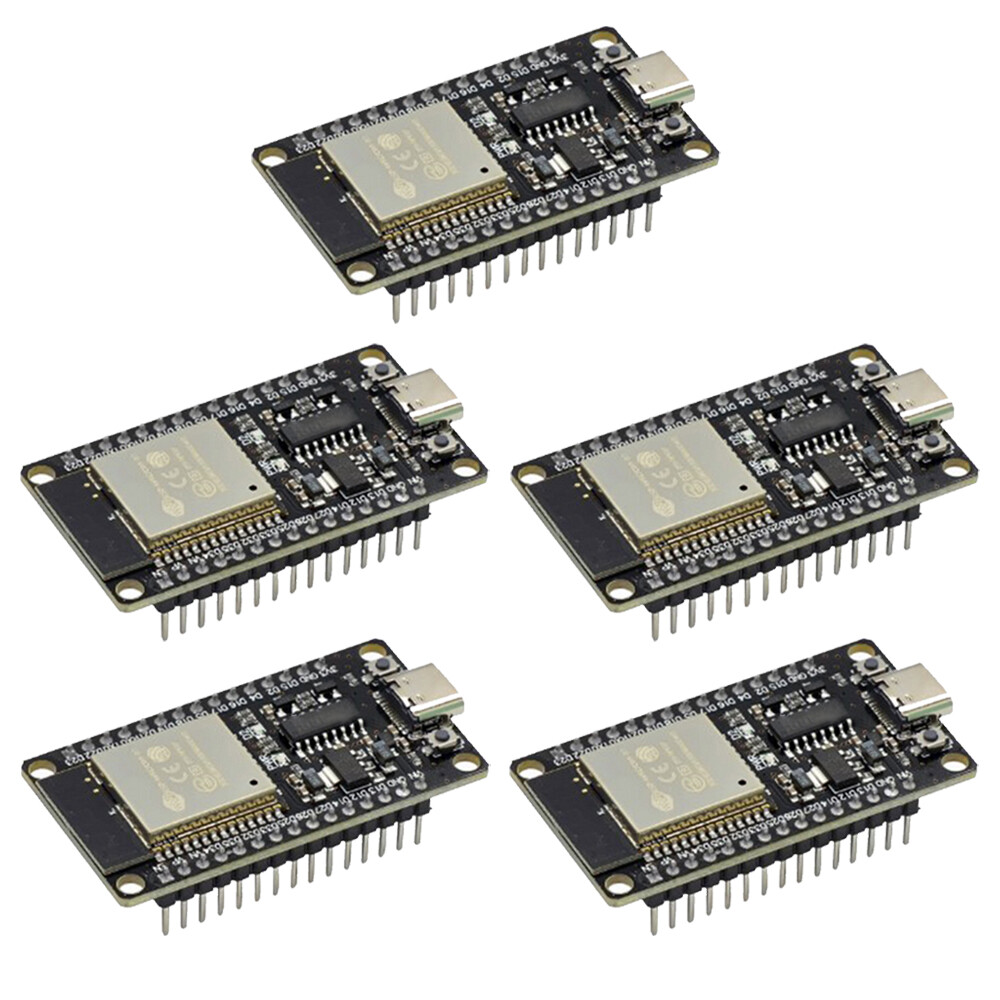 5 PCS ESP32 CH340C Development Board Wifi+Bluetooth Ultra Low power Core Type-C