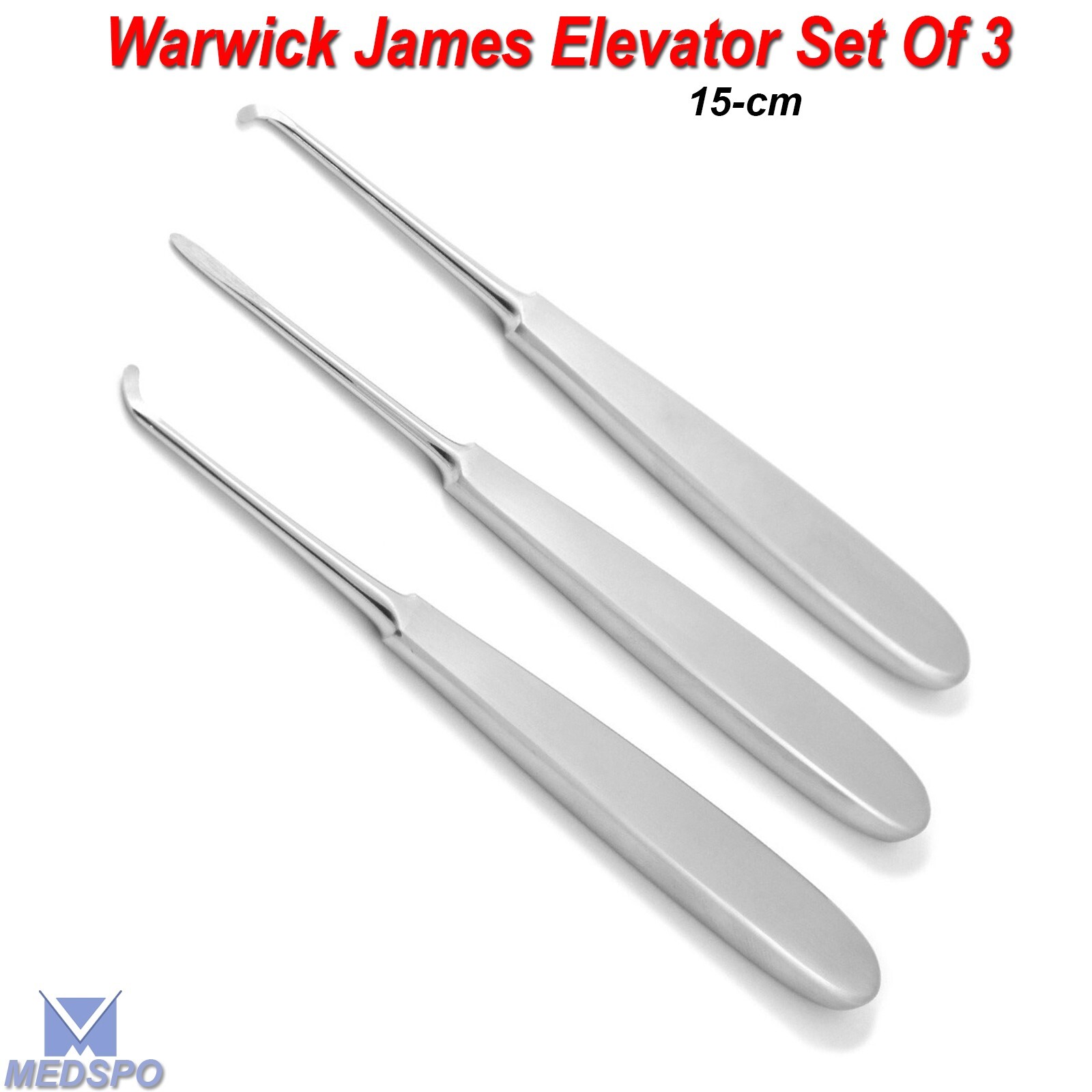Dental Warwick James Surgical Coupland Elevators Root Tooth Extraction Tools Kit