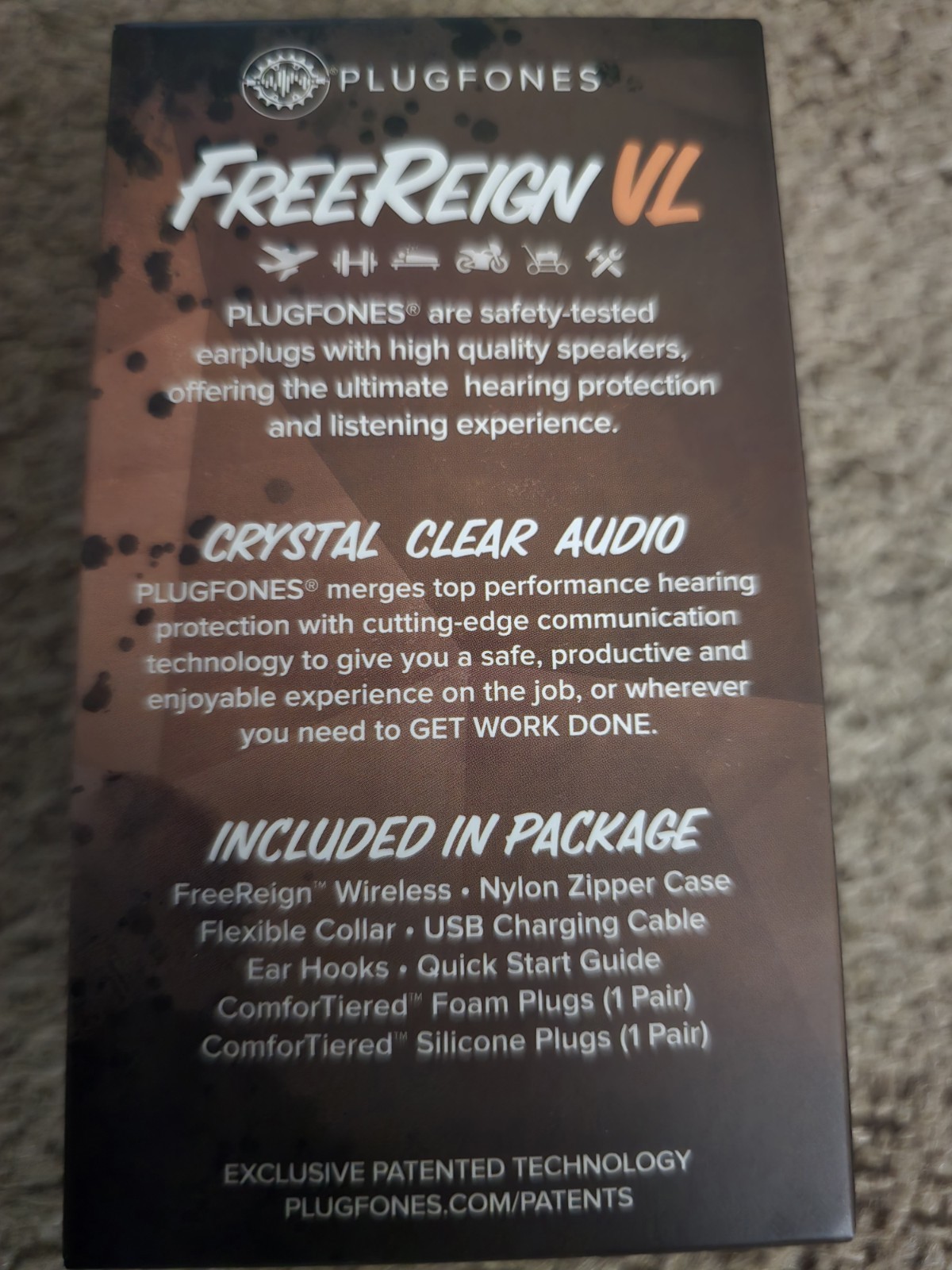 New OSHA Compliant Plugfones Freereign VL Earplugs With Audio max limit 82dB