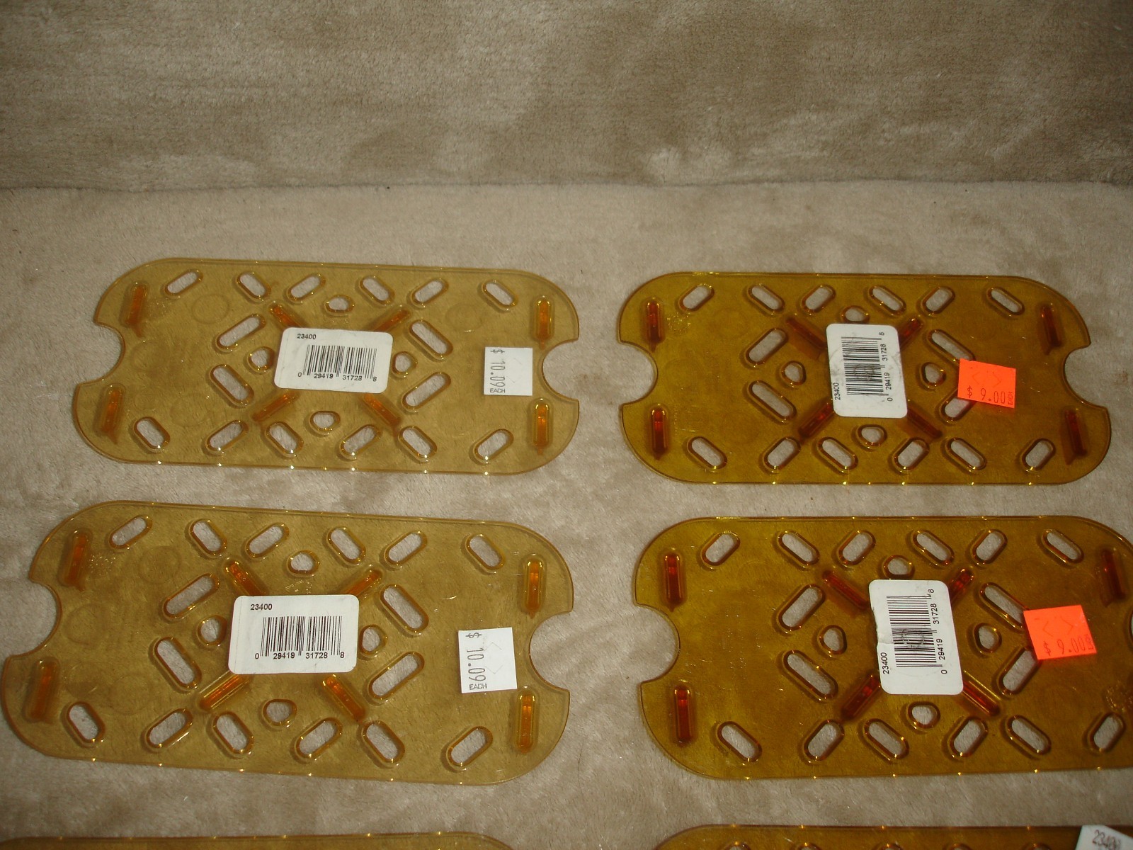 Lot of (14) Vollrath Super Pan 3 False Bottom High Temp Plastic Fits 1/4 Pans