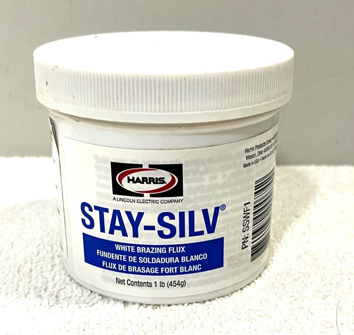 Harris Stay-Silv White Brazing Flux 1 lb. Jar SSWF1