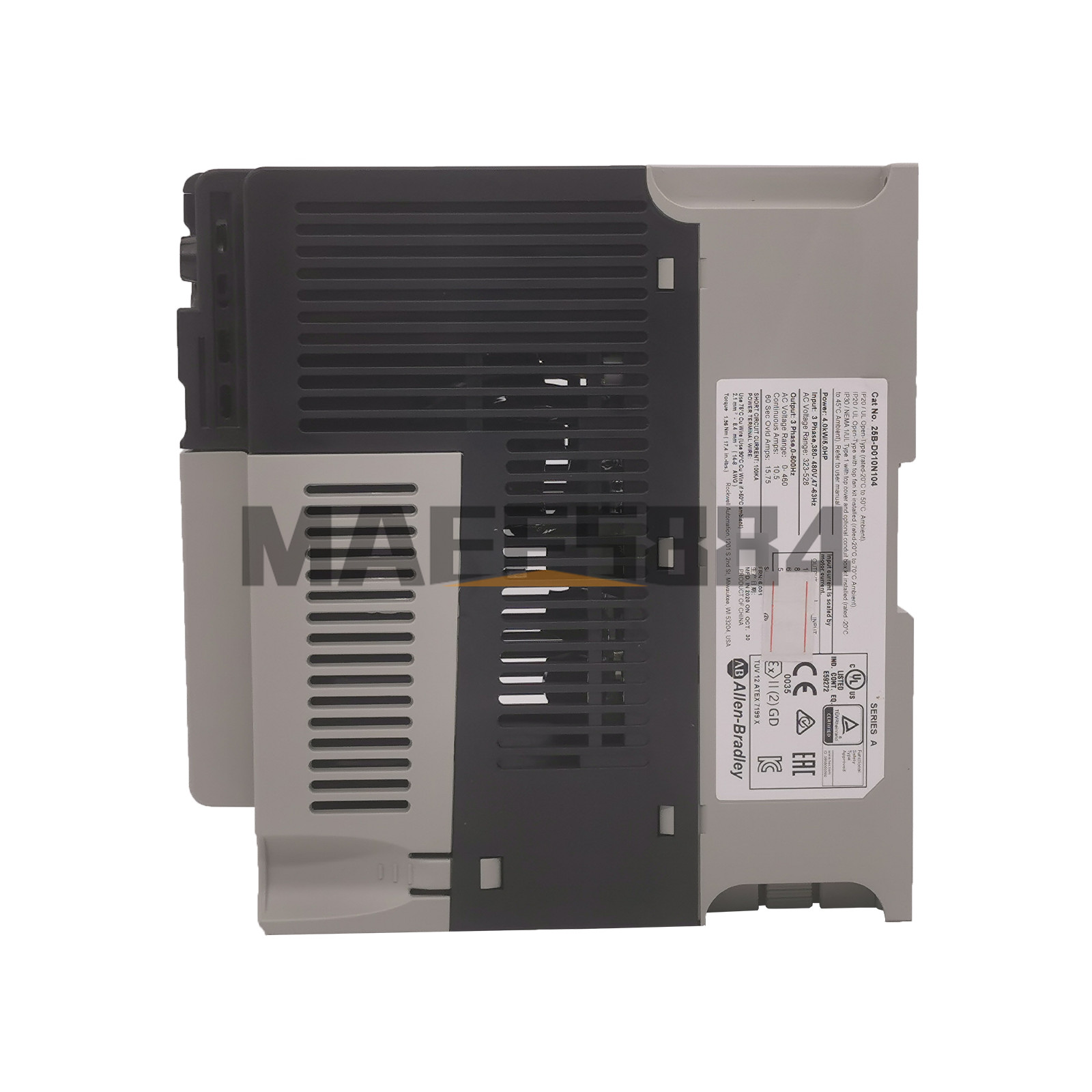 New Allen Bradley 25B-D010N104 PowerFlex 525 4kW 5Hp AC Drive Variable Frequency