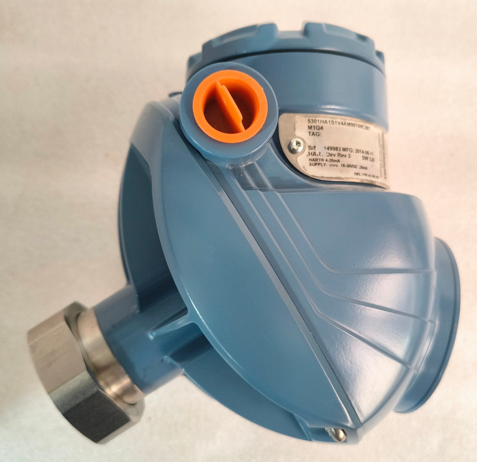 ROSEMOUNT 5300 SERIES GUIDED WAVE RADAR LEVEL TRANSMITTER 5301HA1S1V4AM00100CBI1