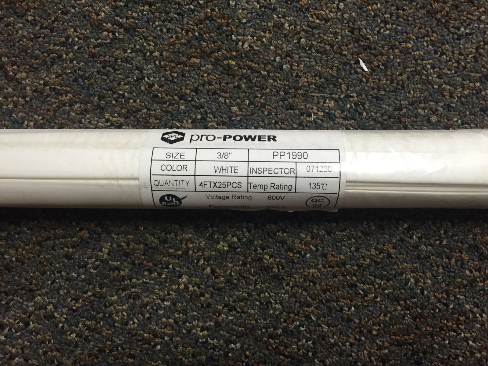 SPC Pro Power PP1990 3/8″ White 4FT 25pcs