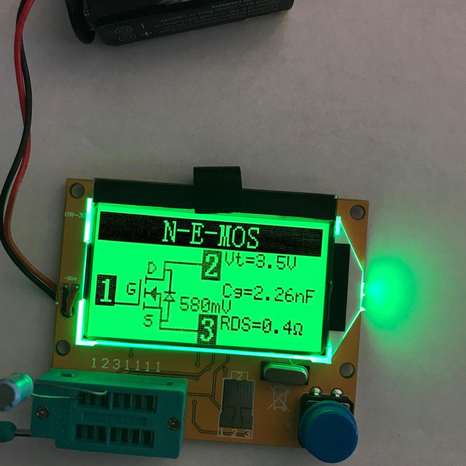 LCR-T4 Component Tester Transistor Diode Capacitor Resistor Inductor LCD Meter
