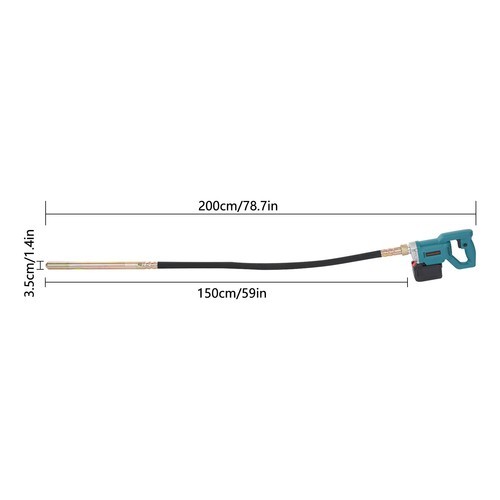 ZPN35-D Concrete Vibrating Tool Cement Vibrating Tool 2000r/min 21V W/ Battery