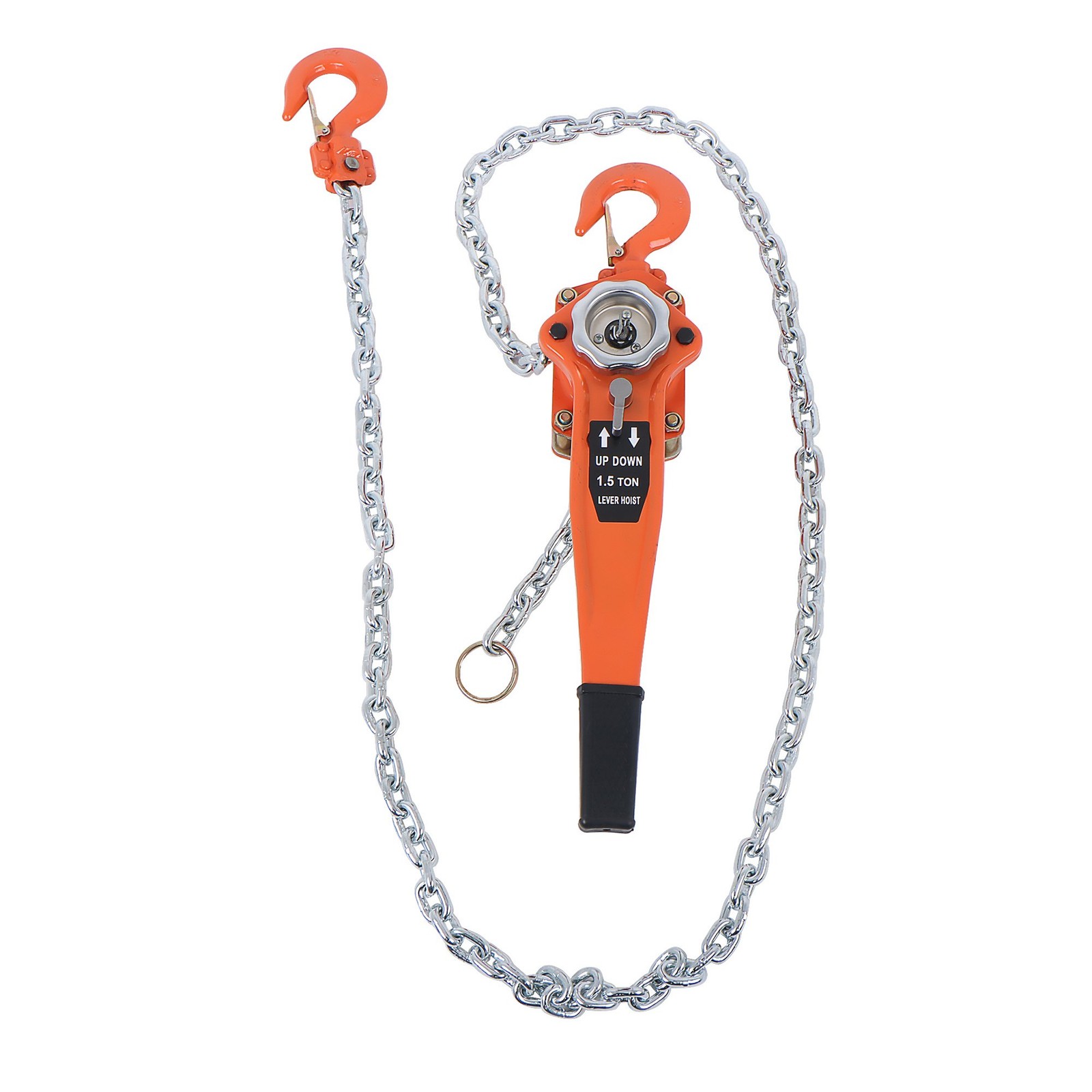 3300LB 1.5Ton Manual Lever Chain Hoist 10FT Lift G80 Chain & 360° Swivel Hook