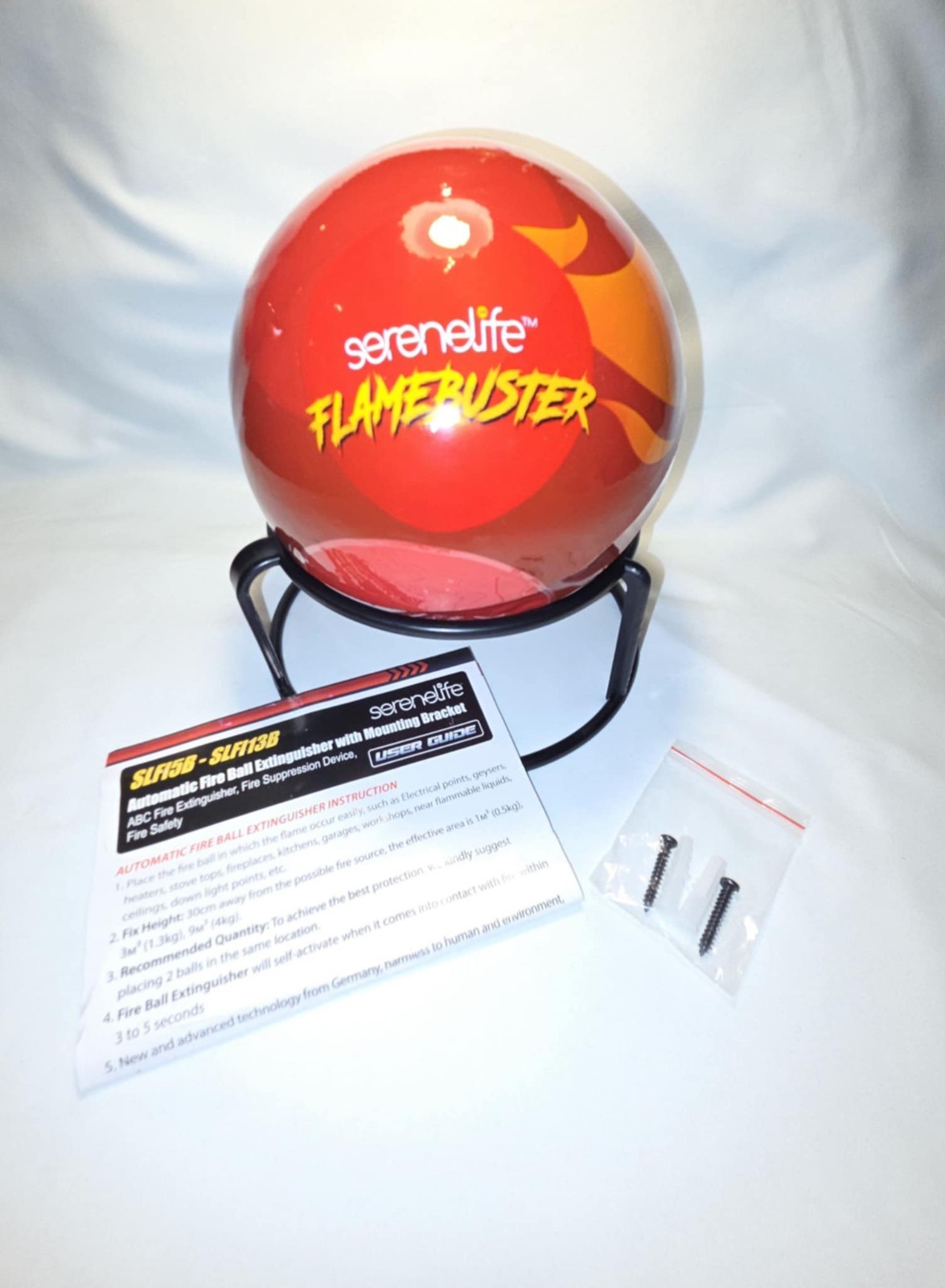 SereneLife SLFI13B Automatic Fire Ball Extinguisher AUTOMATIC FIRE Ball Extingui