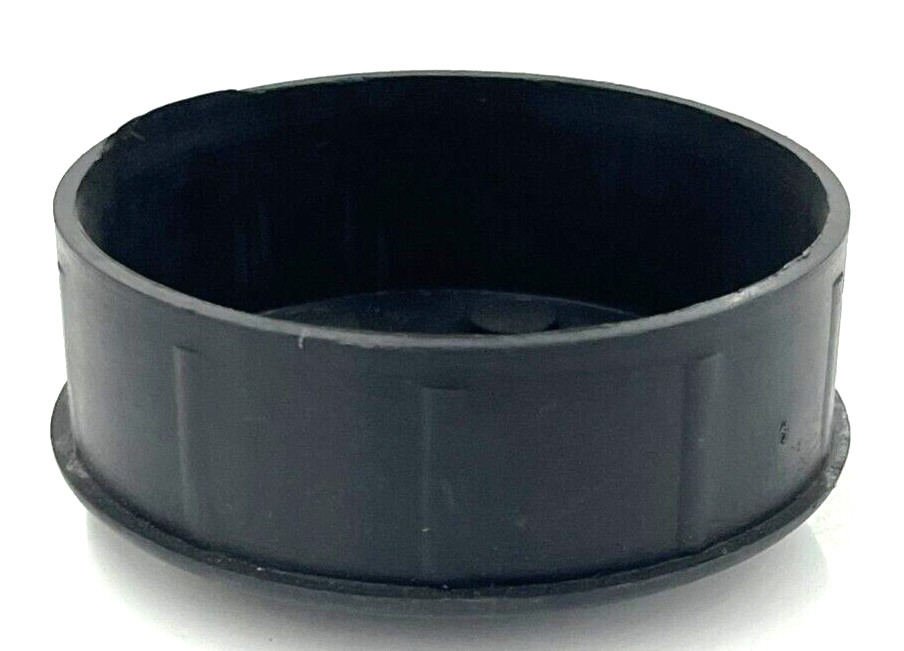 IRON CROSS TUBE STEP END CAP 3″ DIAMETER MATTE BLACK PLASTIC **LOT OF 2**