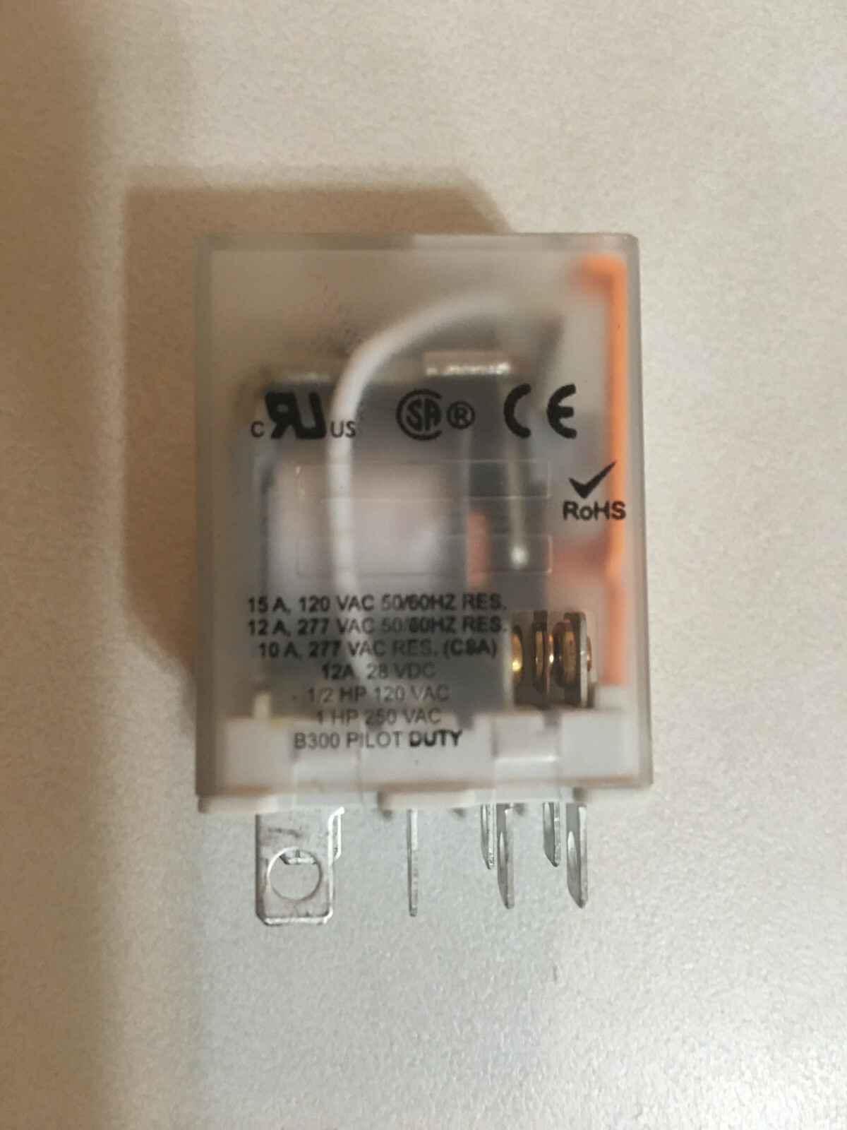 ICE CUBE RELAY-MAGNECRAFT 782XBXC-24A 2 Pole Relay, 24V AC