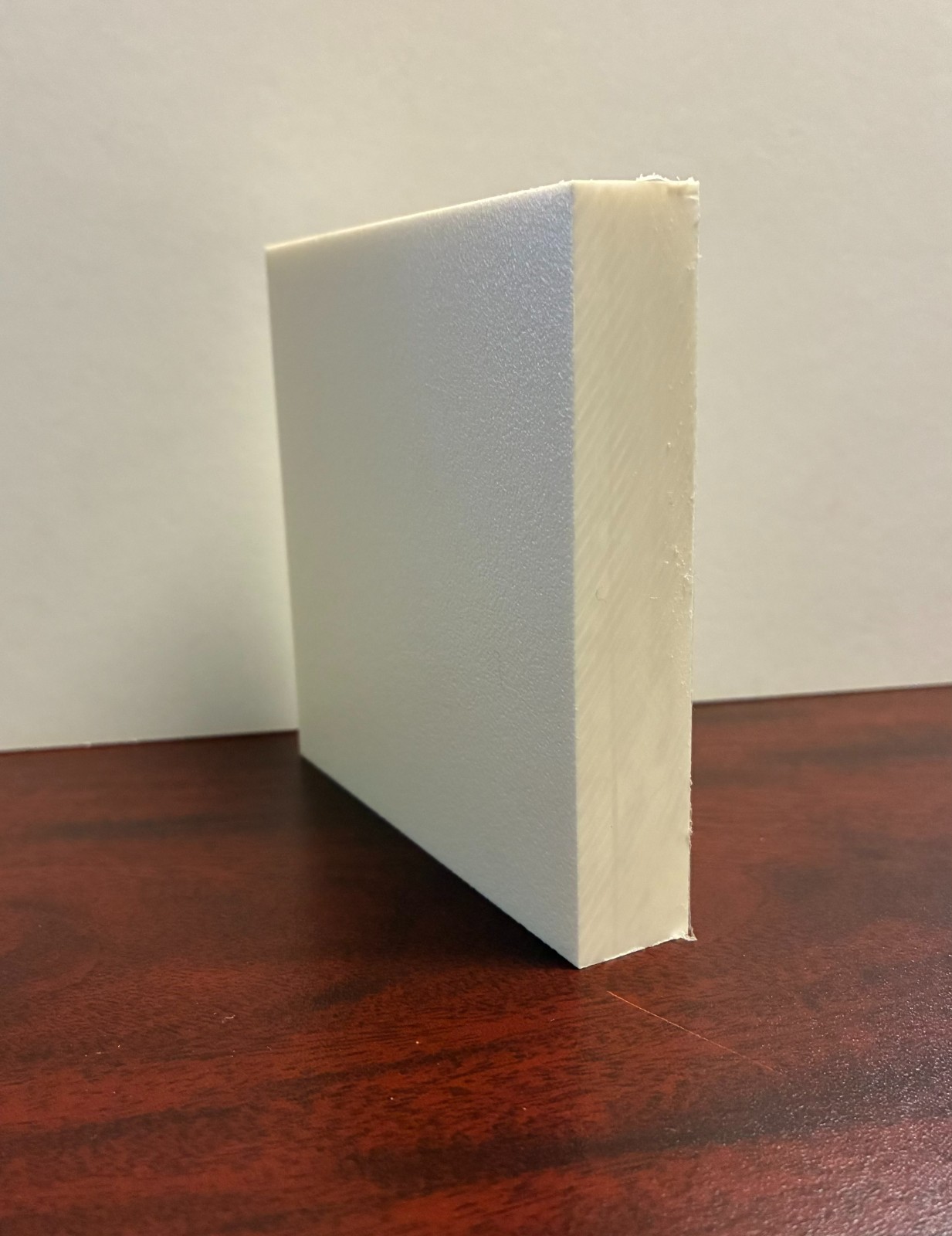 HDPE Marine Board Plastic Sheet – 3/4″ Thick (19mm) – White – 12″ x 27″