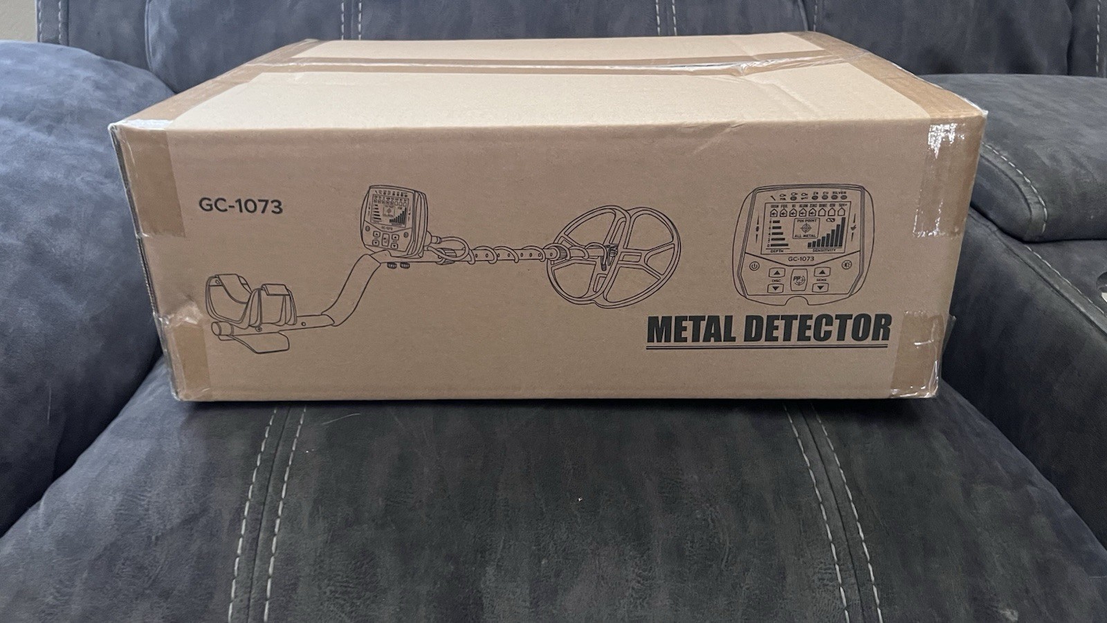 13″ Metal Detector for Adults Professional, Double-D Waterproof Search Coil Gold
