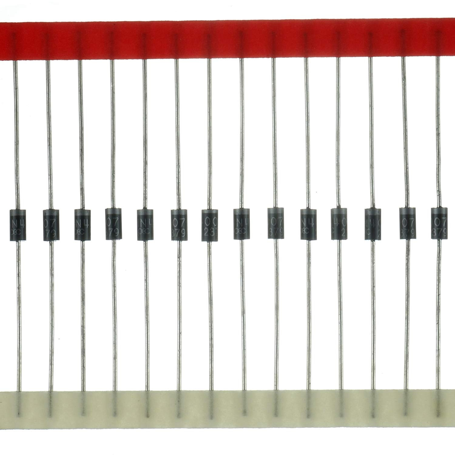 1N4007 Rectifier Diode 1 a 1000 V DO-41 Axial 4007 1 Amp 1000 Volt Electronic Si