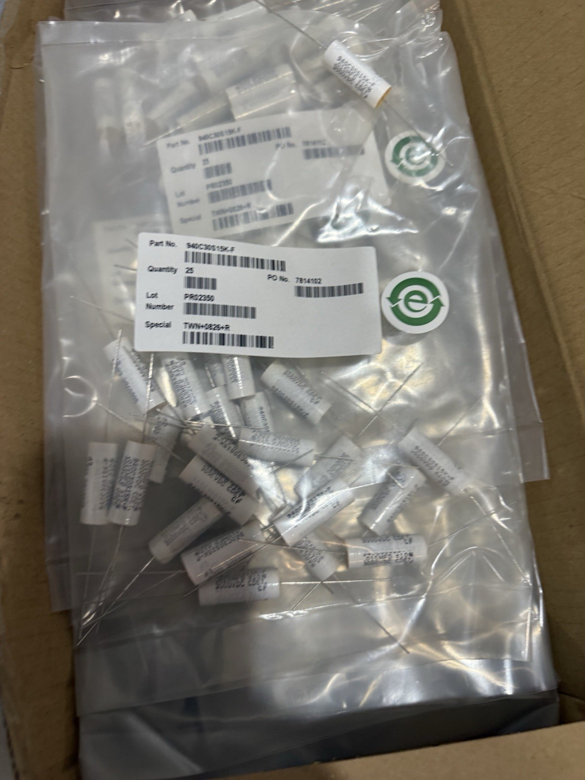 Cornell Dubilier Power Film Capacitor 940C30S15K-F NEW QTY 25 PCS