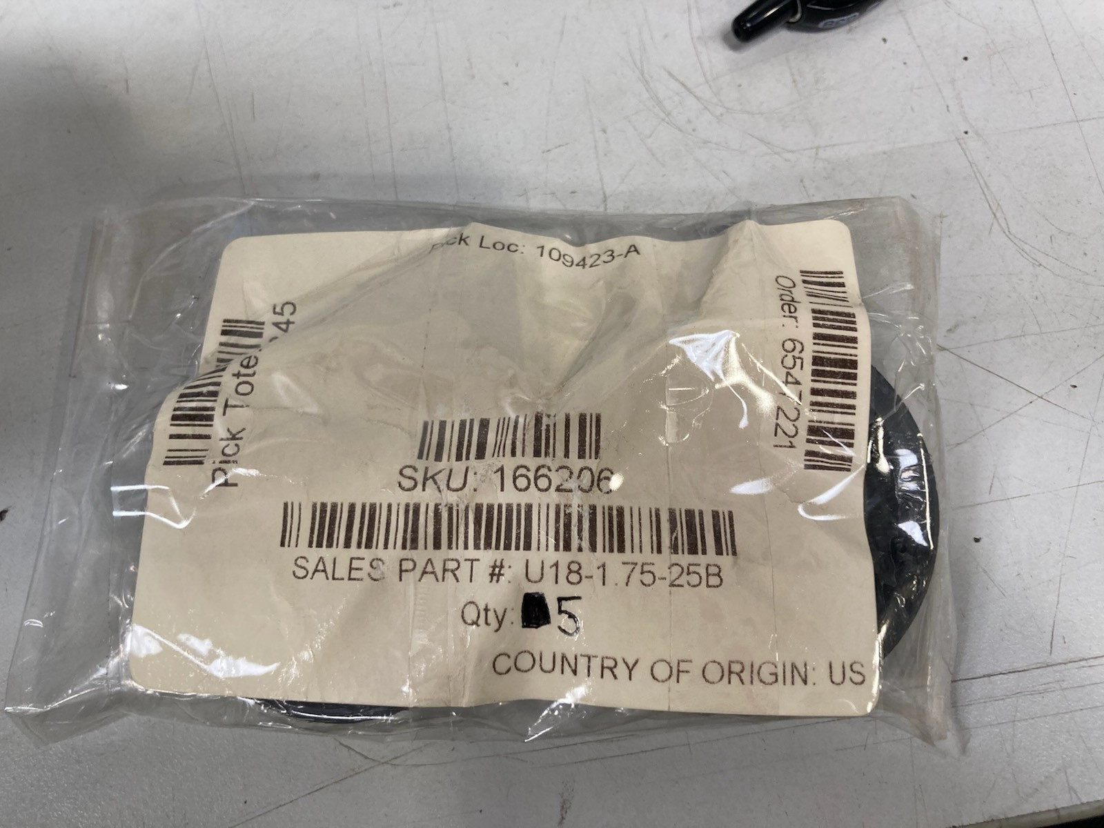 U18-1.75-25B,US-90URE-1.750×2.125×1/4,U-SEALS Pack of 5