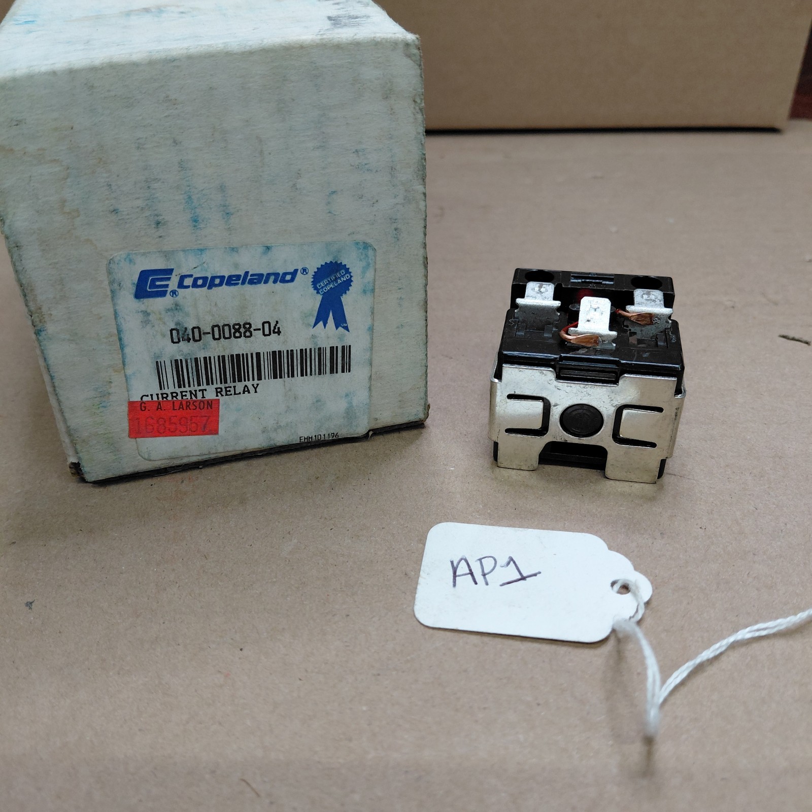 Copeland 040-0088-04 Current Relay 6409-26-935 NOS
