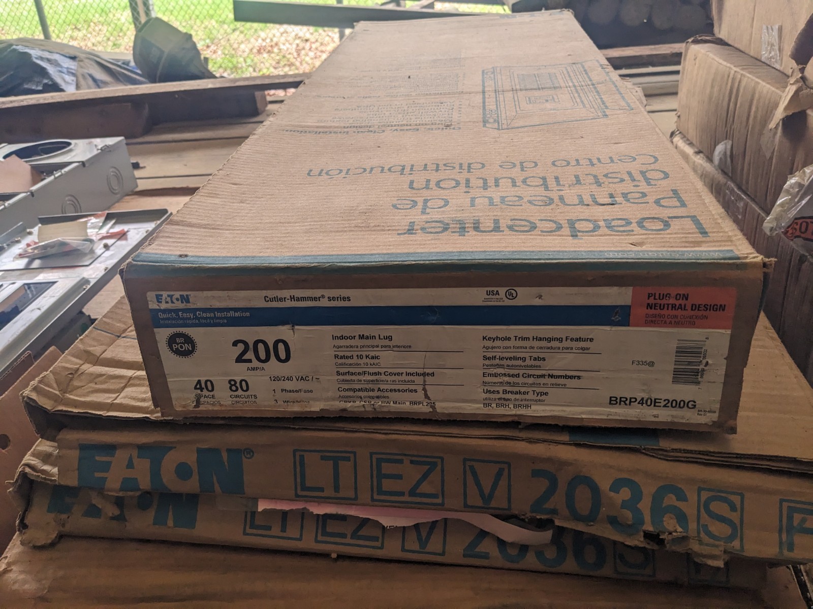 200AMP plug on Neutral Design BRP40E200G