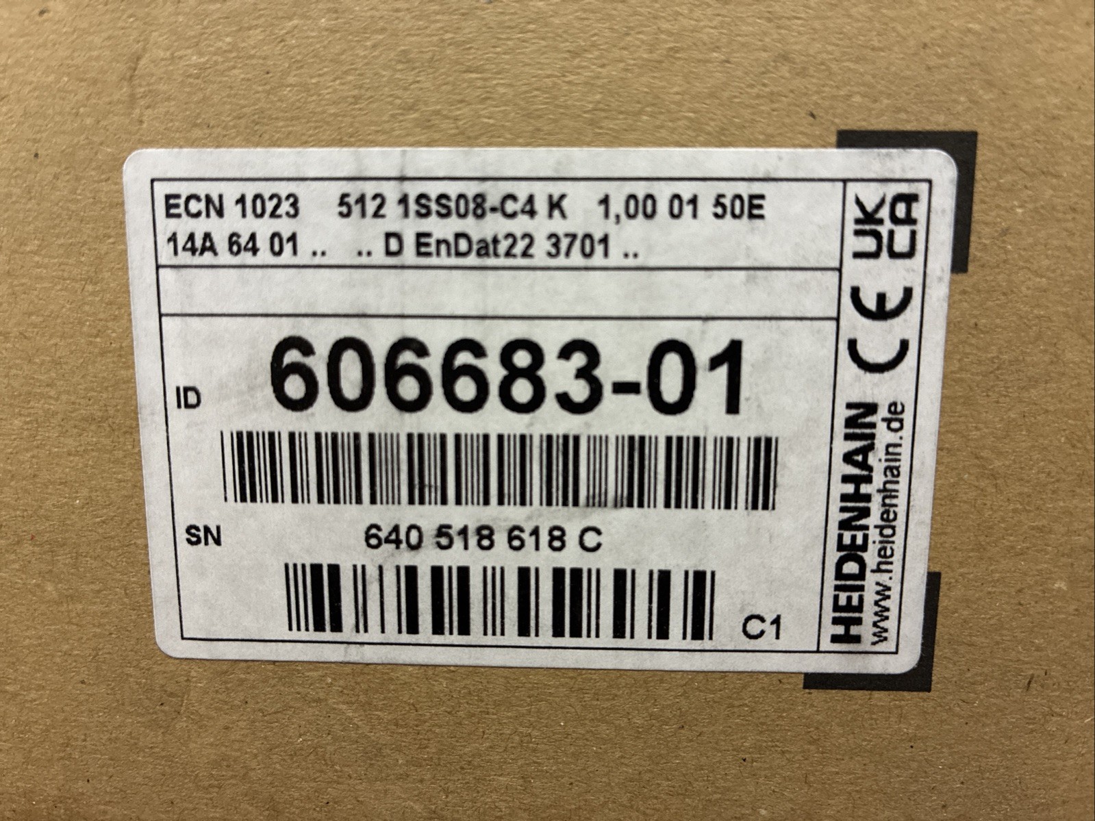Heidenhain encoder ECN1023 ID:606683-01, brand new