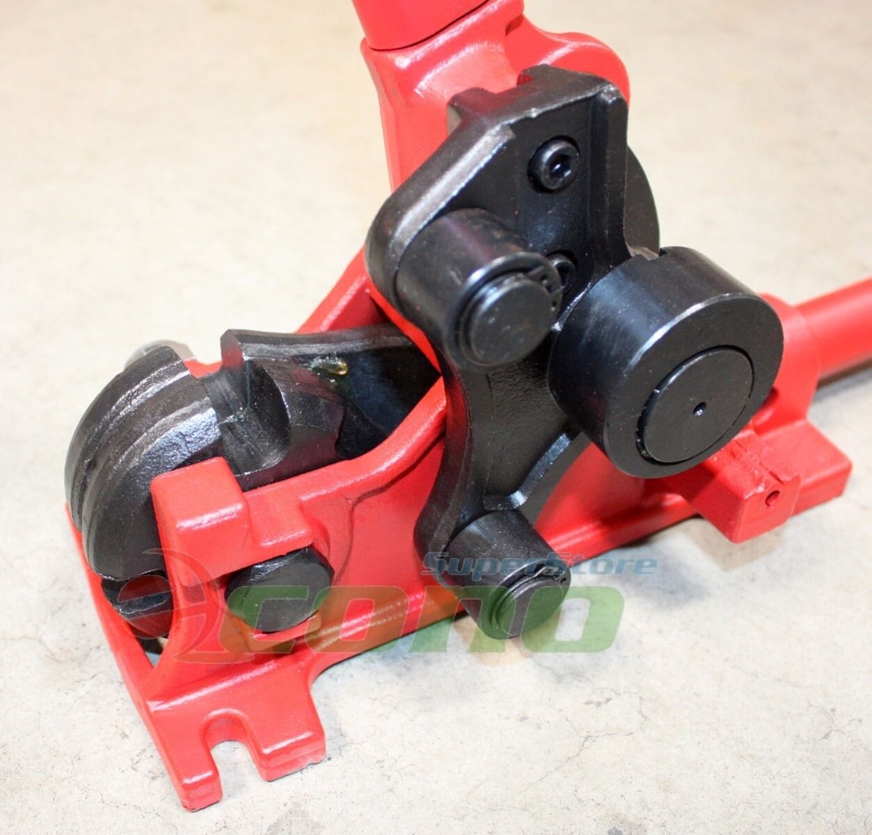52″ Manual 3/4″ Rebar Bender & 5/8″ Cutter #5 Cutting & #6 Rebar 90° 180° Bends