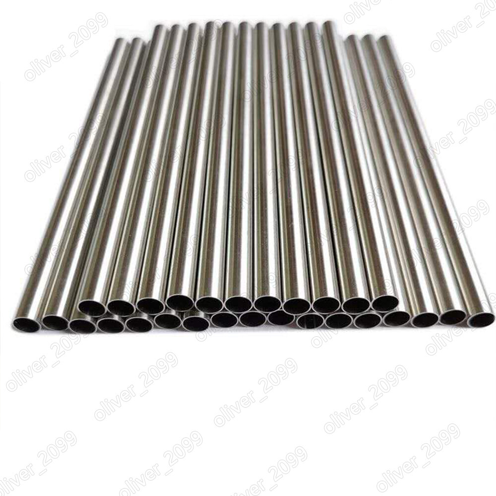 304 Stainless Steel Tube Pipe Smooth Surface Length 250mm Qty 4pcs