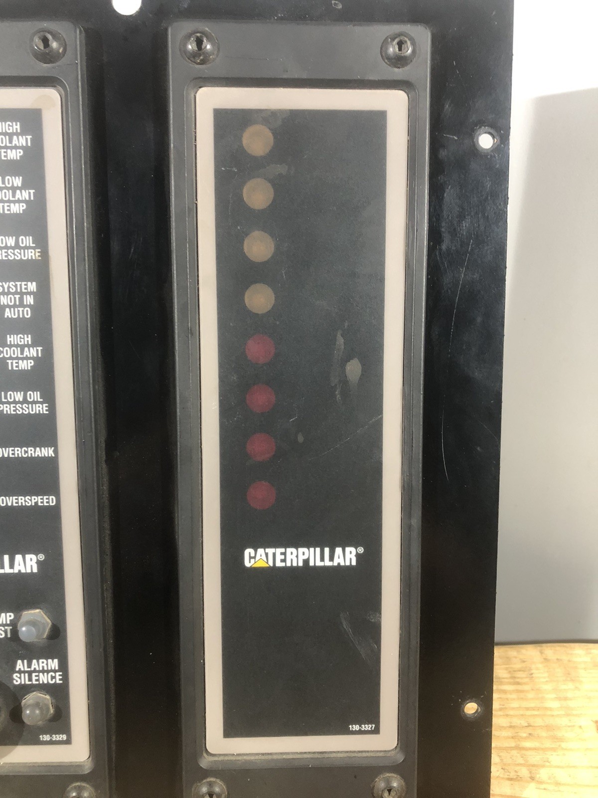 Used Caterpillar 130-3332 130-3349 Remote Annunciators 130-2340