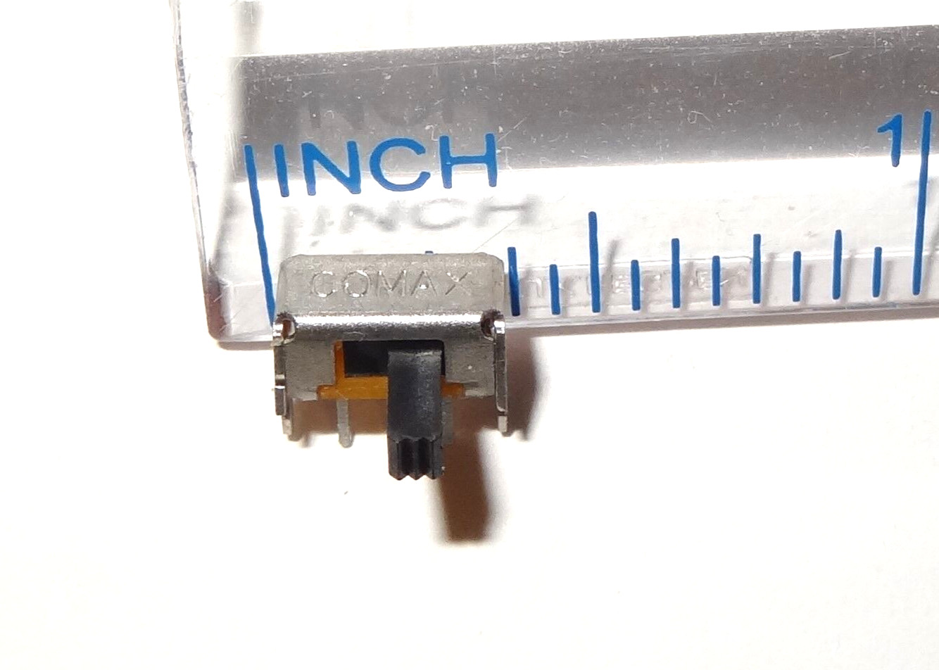 2 pcs miniature slide switch, SPDT, PCB, side mount SK-12D07-G 5 NS PA