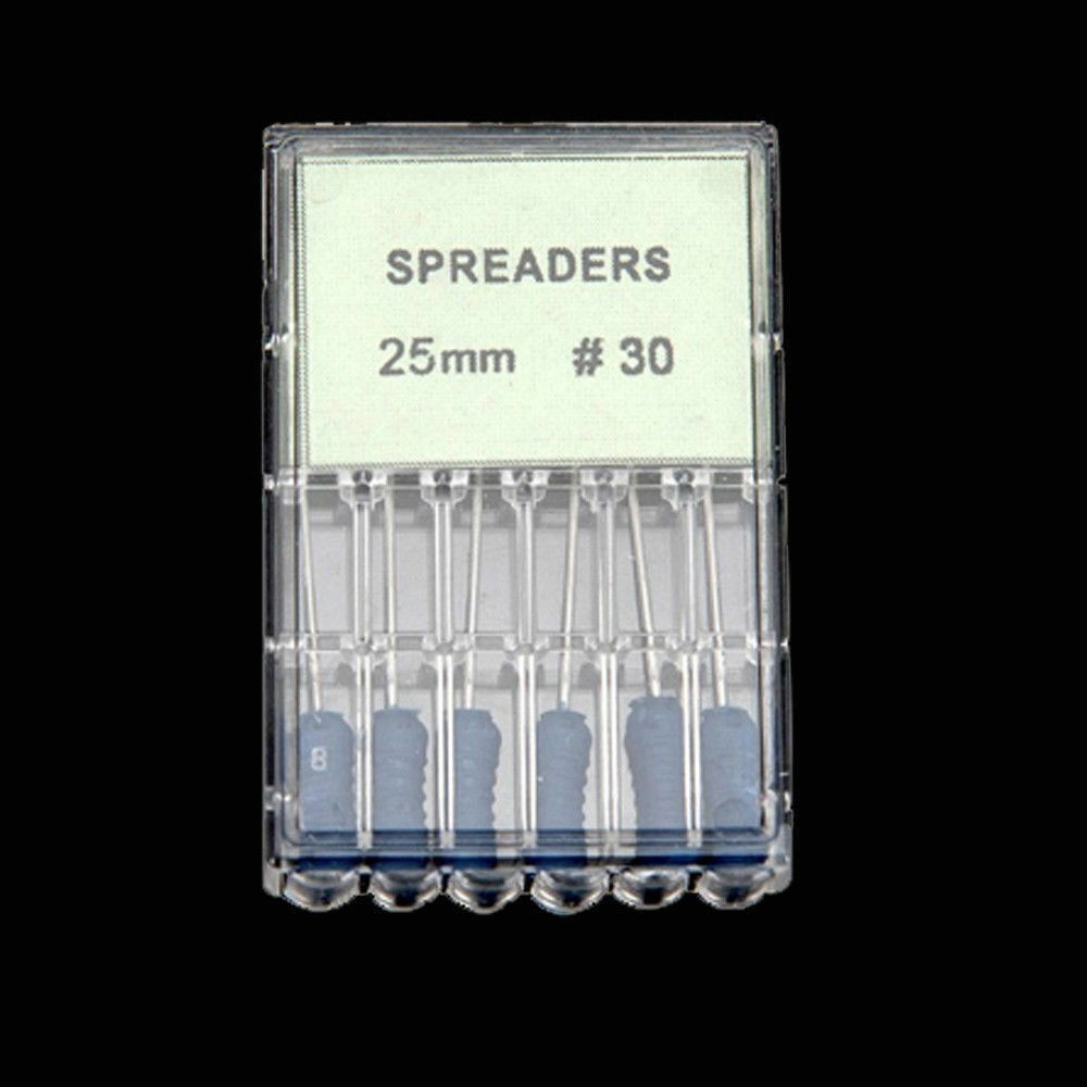 Dental Endo Finger Spreader 21/25mm,Root Canal Files Hand Use Assorted 6/Box