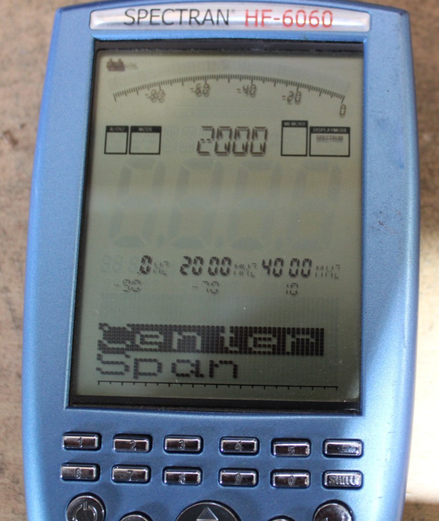 Aaronia Spectran HF-6060 Handheld RF Spectrum Analyzer Blue
