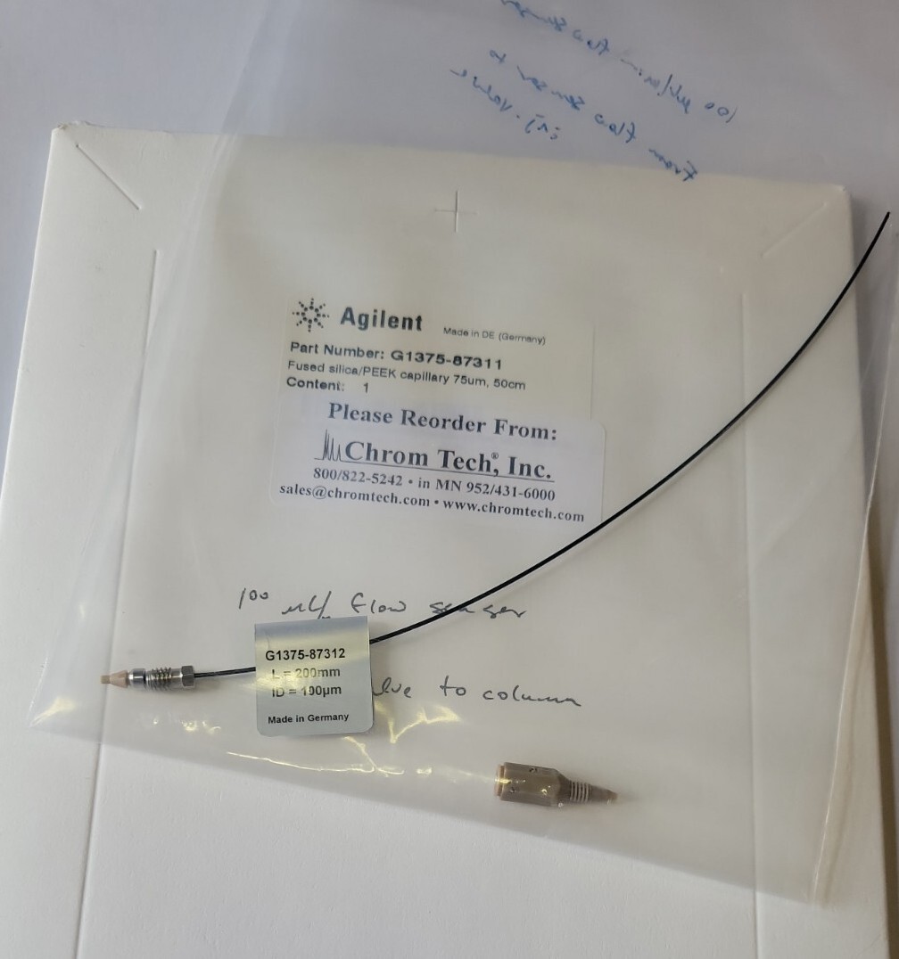 NEW!!! Agilent Calibration Capillary / Fused Sillica 75um, 50cm p/n: G1375-87311