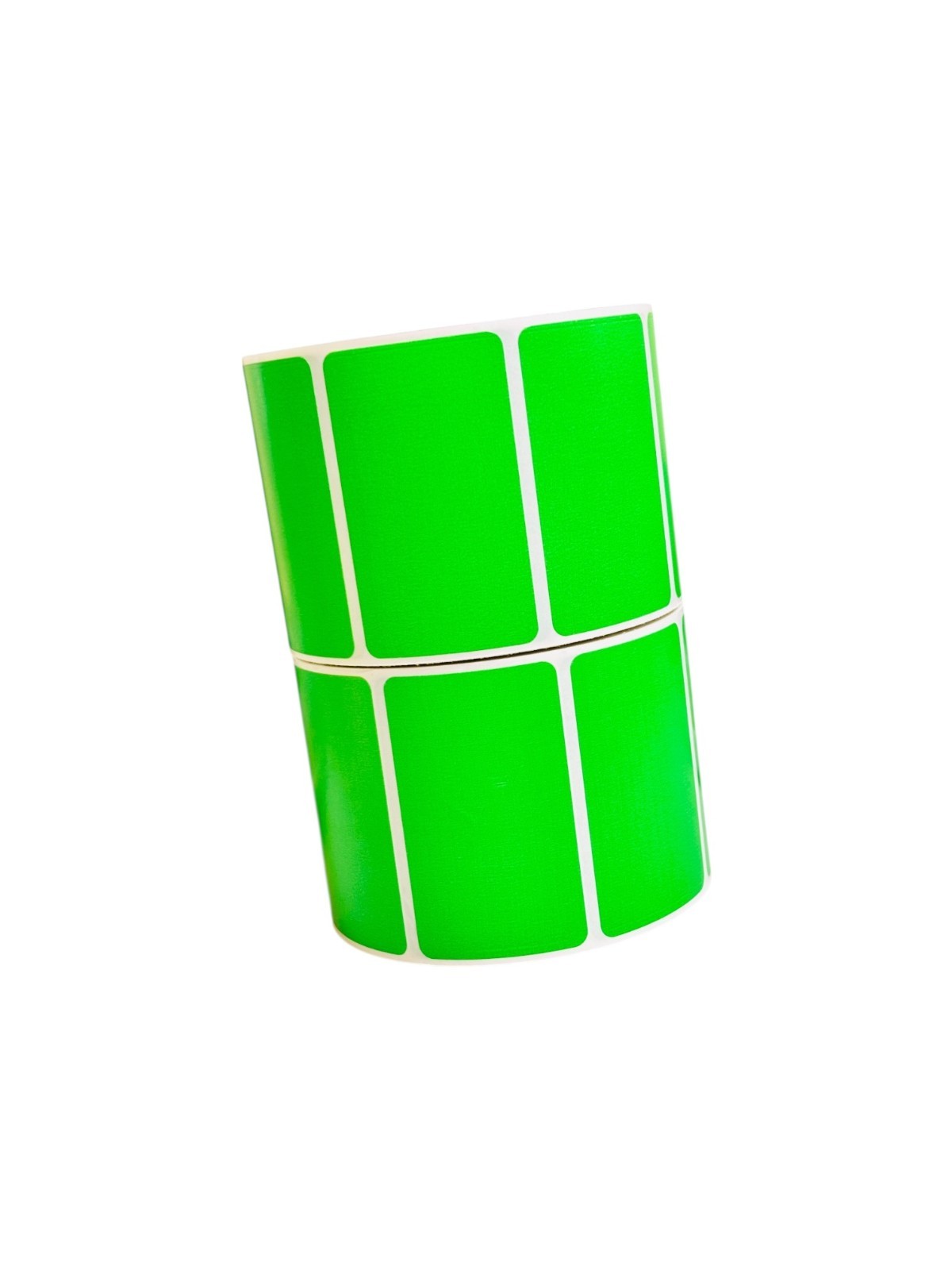 Direct Thermal Zebra Labels- 3×2 Green Colored 700 Labels per roll 1-12 Rolls
