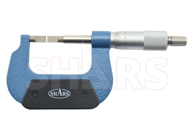 Shars 0-25mm Mechanical Blade Micrometer 0.004mm Accuracy New #}