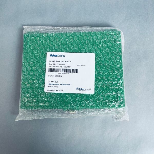 Fisherbrand Premium Microscope Slide Box Green Total of 10 Boxes