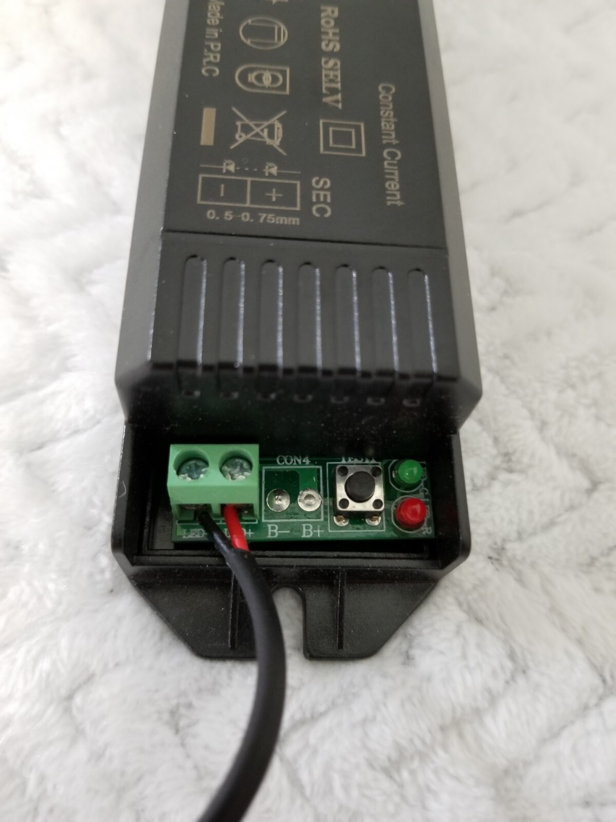 LED Emergency Driver 7W Pwr 90 Minute 28-36V 360mA Output AC100-240V 50/60Hz .6A