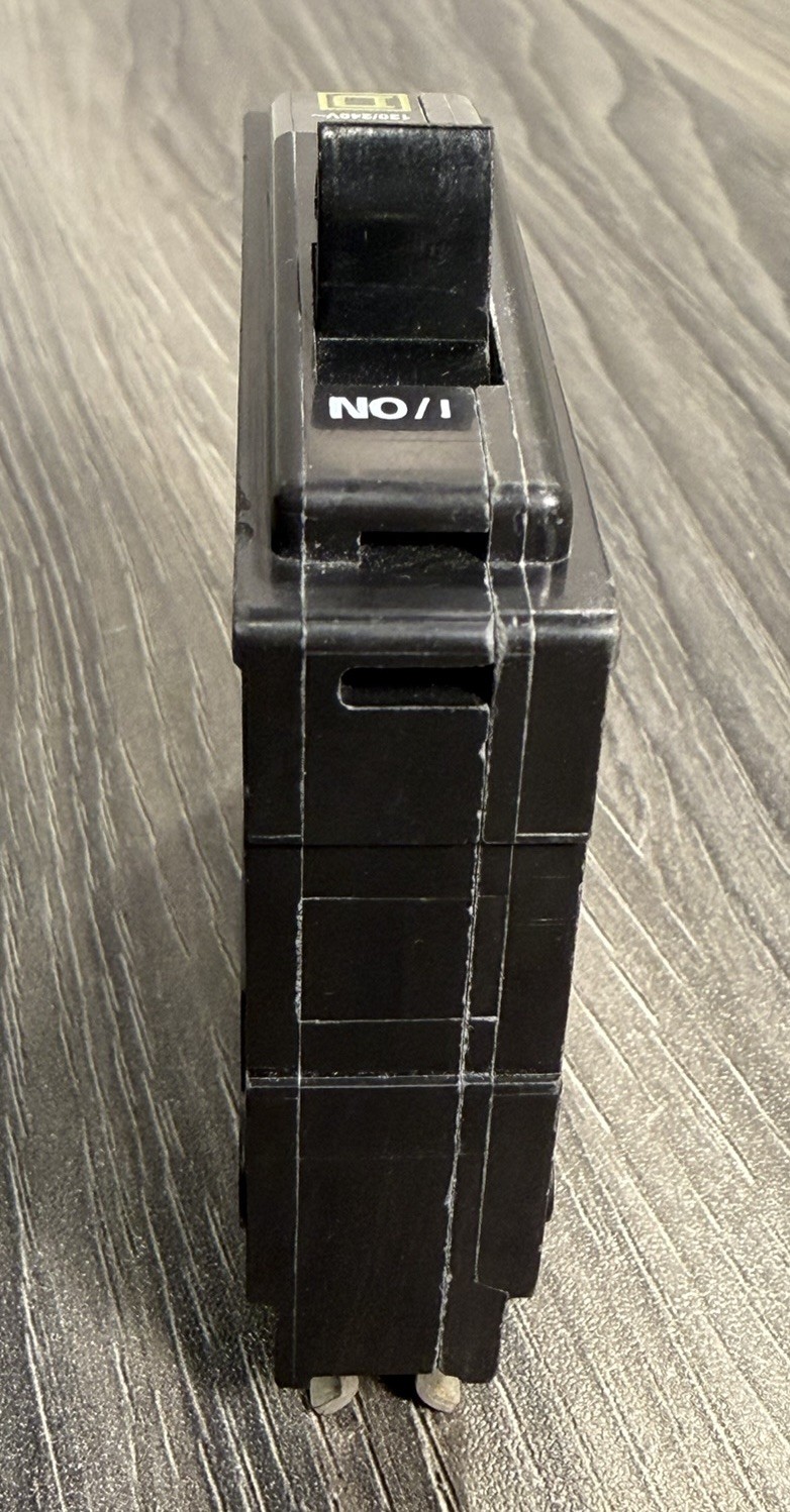 Square D QO120 Circuit Breaker 20A 1‑Pole QO Series Plug‑In Mount 120/240 VAC