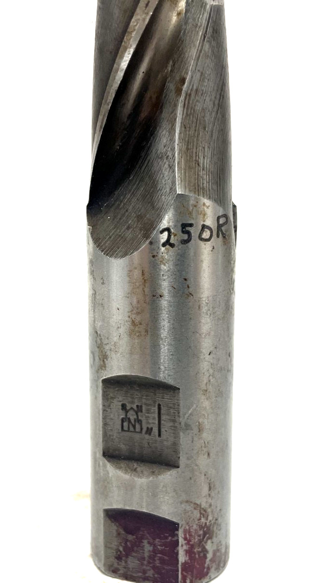 NATIONAL 0.958″ CORNER RADIUS END MILL, 1-1/2″ LOC, 2-FLUTE, 4″ OAL